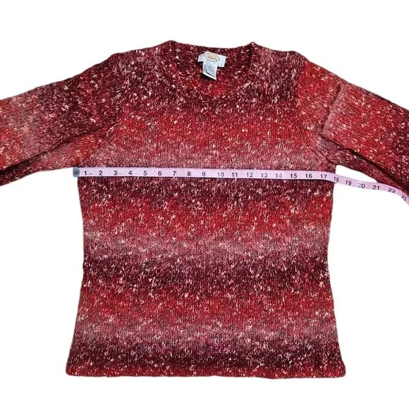 Talbots Petite M Vintage 90s Alpaca Mohair Wool Sweater Fall Cozy Old Money Cozy - Picture 7 of 8